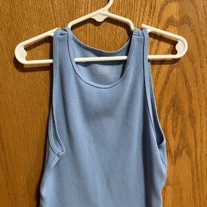 American Eagle Light Blue Crop Top